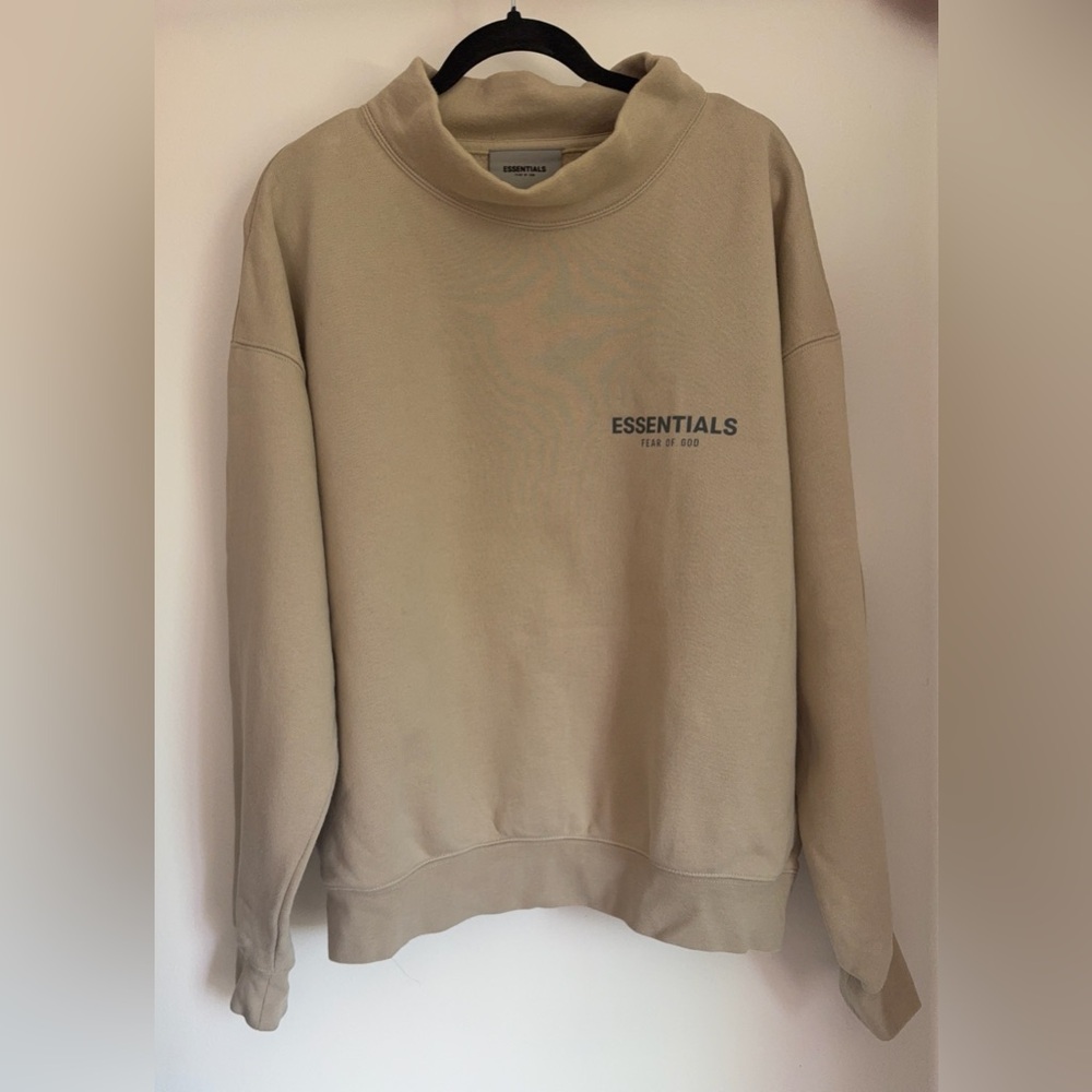 Essentials Sand-Colored Pullover - image 1